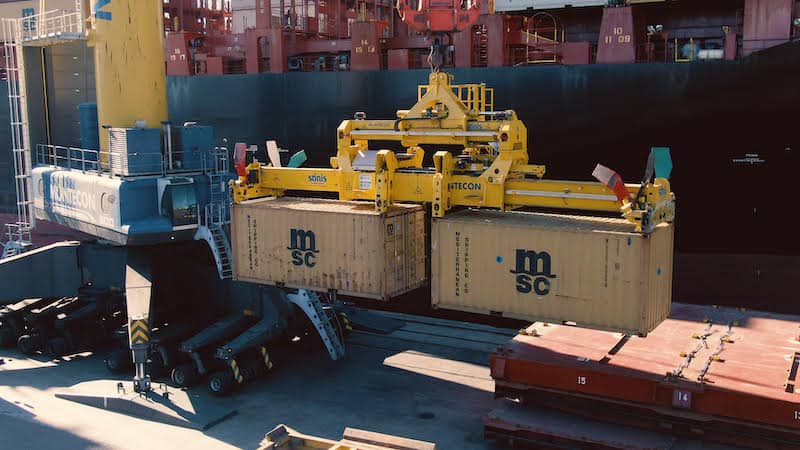 Improved Flexibility for Twin-20 Container Handling